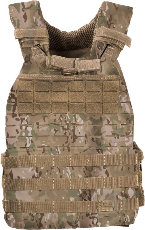 Плитоноска 5.11 Tactical для бронежилета "TACTEC PLATE CARRIER", Multicam - фото 9