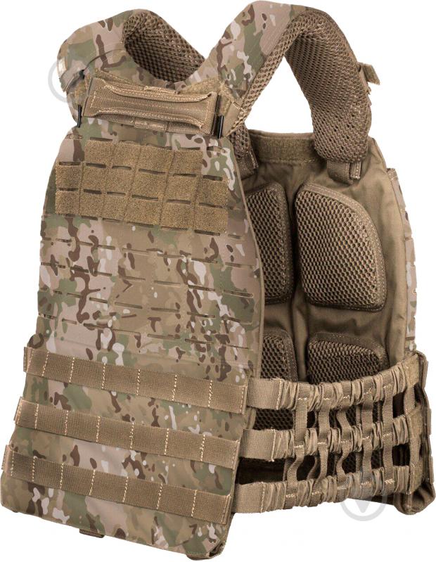 Плитоноска 5.11 Tactical для бронежилета "TACTEC PLATE CARRIER", Multicam - фото 8