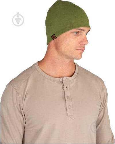 Шапка 5.11 Tactical Jacquard Beanie Fatigue р.one size зеленый - фото 2