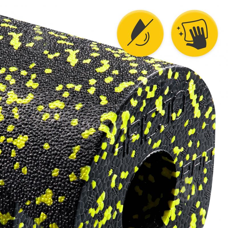 Валик массажный 4fizjo EPP PRO+ 33 x 14 см (валик, роллер) гладкий 4FJ0055 Black/Yellow (P-5907222931431) - фото 7