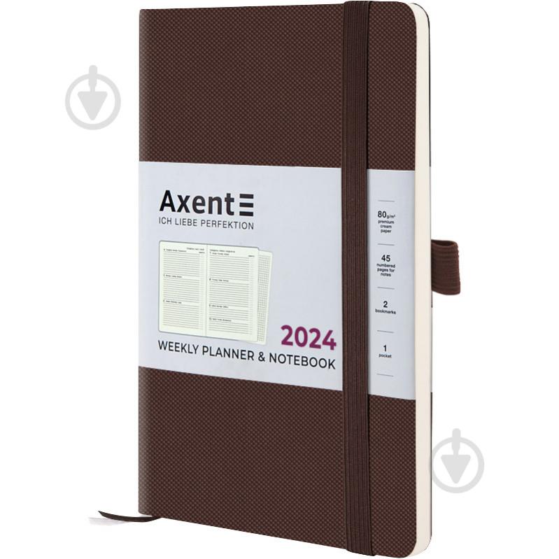 Еженедельник датированный Axent Partner Soft A5 2024 8518-24-19-A - фото 2