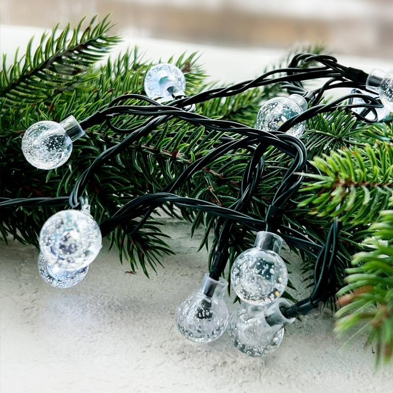 Гірлянда МВМ MY HOME світлодіодна (LED) 200 ламп 23 м (DH-LAMP-10 WHITE) - фото 7