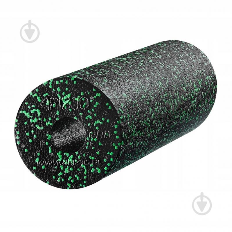 Валик масажний 4fizjo EPP PRO+ 45 x 14.5 см (валик, ролер) гладкий 4FJ0088 Black/Green (P-5907739310590) - фото 1