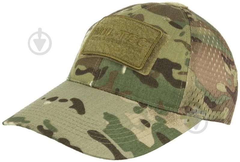 Кепка Mil-Tec с сетчатой вставкой MULTITARN 12317649 One Size камуфляж - фото 1 Кепка Mil-Tec с сетчатой вставкой MULTITARN 12317649 One Size камуфляж - фото 1