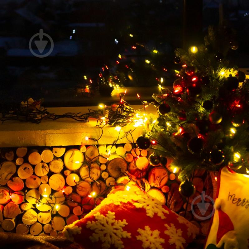 Гірлянда МВМ MY HOME світлодіодна (LED) 200 ламп 23 м (DH-LAMP-08 COLOR) - фото 9