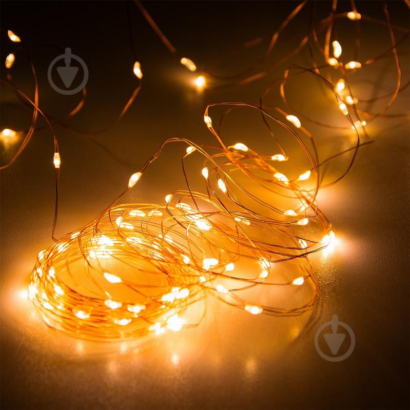 Гирлянда МВМ MY HOME светодиодная (LED) 100 ламп 13 м (DH-LAMP-05 WARM WHITE) - фото 1