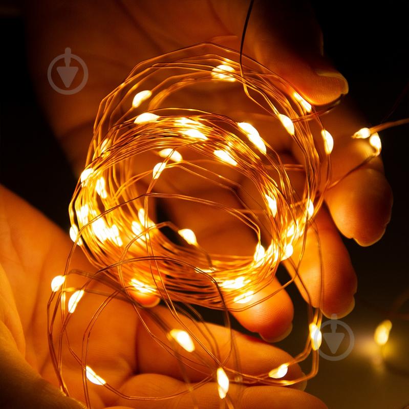 Гирлянда МВМ MY HOME светодиодная (LED) 100 ламп 13 м (DH-LAMP-05 WARM WHITE) - фото 2