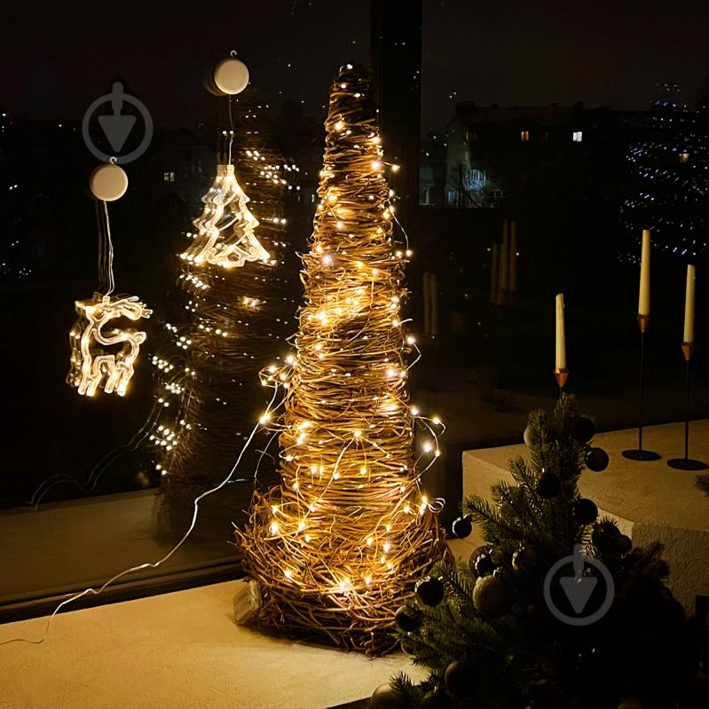 Гирлянда МВМ MY HOME светодиодная (LED) 100 ламп 13 м (DH-LAMP-05 WARM WHITE) - фото 3