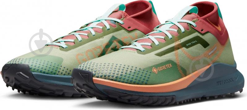 Кросівки чоловічі Nike REACT PEGASUS TRAIL 4 GTX DJ7926-300 р.42,5 зелені - фото 5