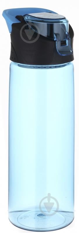 Пляшка для води Basic 660 мл блакитна Smart Kitchen by Flamberg - фото 1