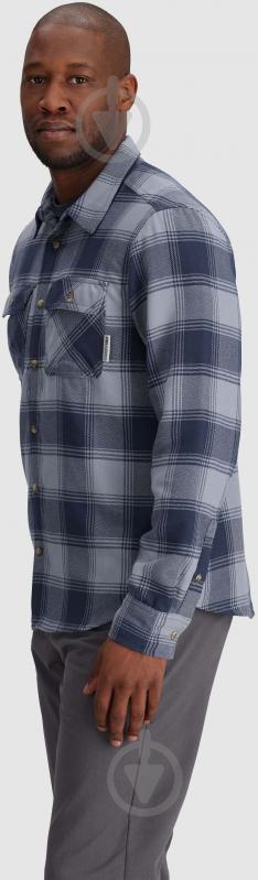 Сорочка Outdoor Research MEN'S FEEDBACK FLANNEL TWILL SHIRT 300513-1521 р. L сірий - фото 3