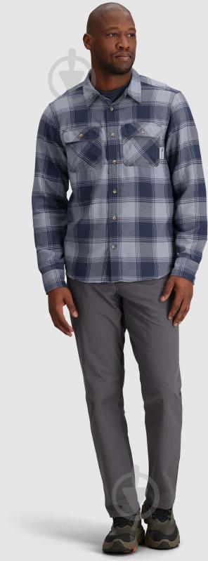 Рубашка Outdoor Research MEN'S FEEDBACK FLANNEL TWILL SHIRT 300513-1521 р. L серый - фото 5