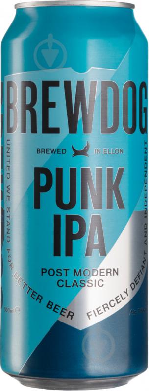 Пиво Punk IPA светлое фильтрованное 5.6% 0,5 л - фото 1