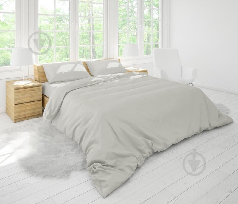 Комплект постельного белья бязь Light Grey King Size (GDKGBLG220240) светло-серый Good-Dream - фото 1