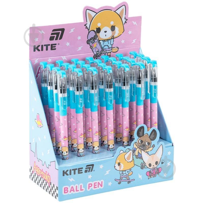 Ручка шариковая KITE Aggretsuko синяя AR25-032 - фото 2 Ручка шариковая KITE Aggretsuko синяя AR25-032 - фото 2