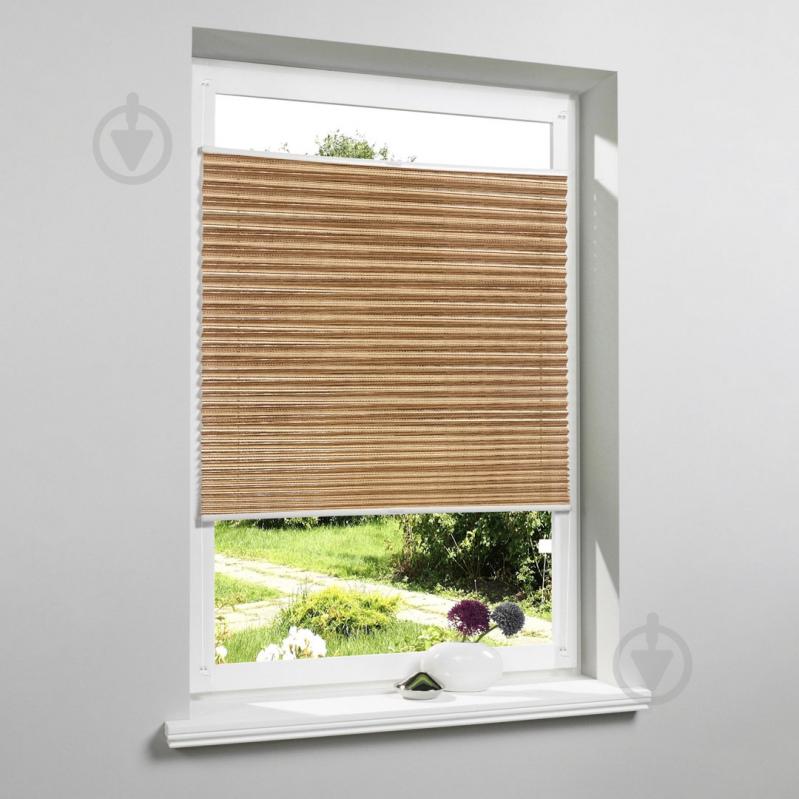 Штора-плісе Rollotex тканина JUNO 60х85 см коричнева - фото 3