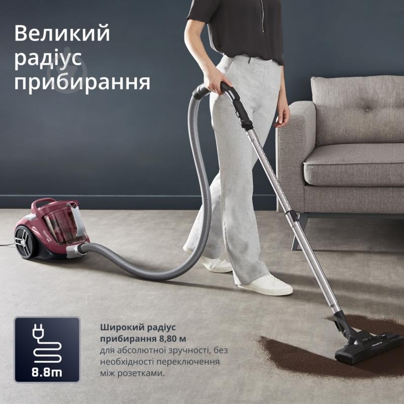 Пилосос Rowenta Compact Power XXL Animal plus Kit RO4B63EA red - фото 8