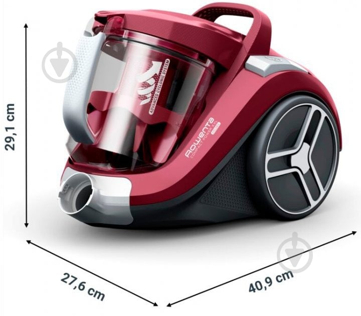 Пилосос Rowenta Compact Power XXL Animal plus Kit RO4B63EA red - фото 18