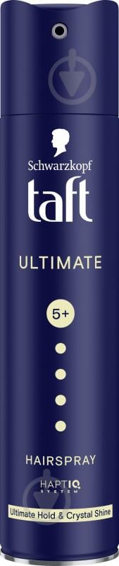 Лак для волос TAFT Лак для волос Ultimate экстримальная фиксация 5+ Ultimate 250 мл - фото 1