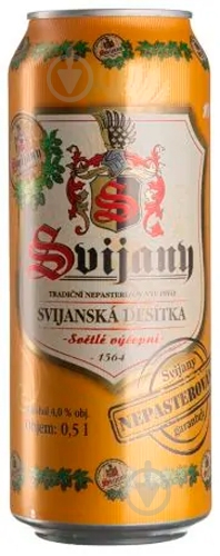 Пиво Svijanska Desítka 4% 0,5 л - фото 1 Пиво Svijanska Desítka 4% 0,5 л - фото 1