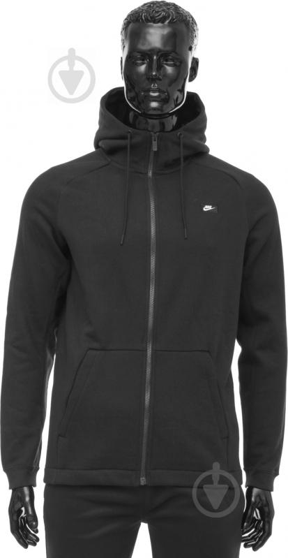 Толстовка Nike M NSW MODERN HOODIE FZ BB 835858-010 р. M черный - фото 1