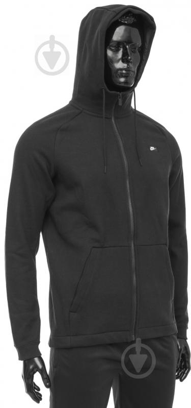 Толстовка Nike M NSW MODERN HOODIE FZ BB 835858-010 р. M черный - фото 4