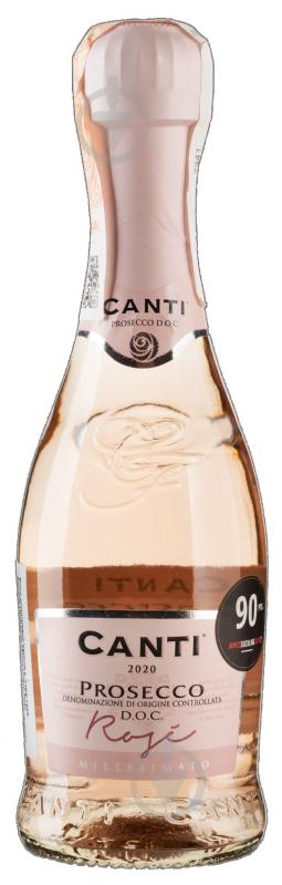 Вино ігристе Canti Prosecco Millesimato Rose 0,2 л - фото 1