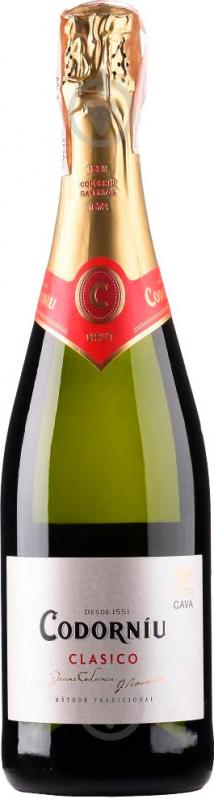 Вино ігристе Codorniu Cava Clasico Brut 1,5 л - фото 1