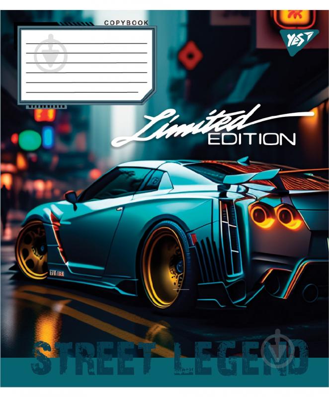 Зошит шкільний Sreet legend А5 12 аркушів у клітинку YES - фото 4