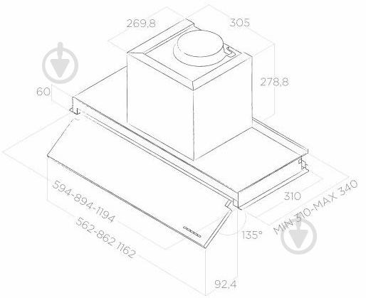 Витяжка Elica BOX IN NO DRIP IX/A/60 - фото 7