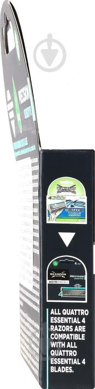 Лезвия сменные WILKINSON SWORD Quattro Sensitive Precision Essential 4 шт. - фото 3