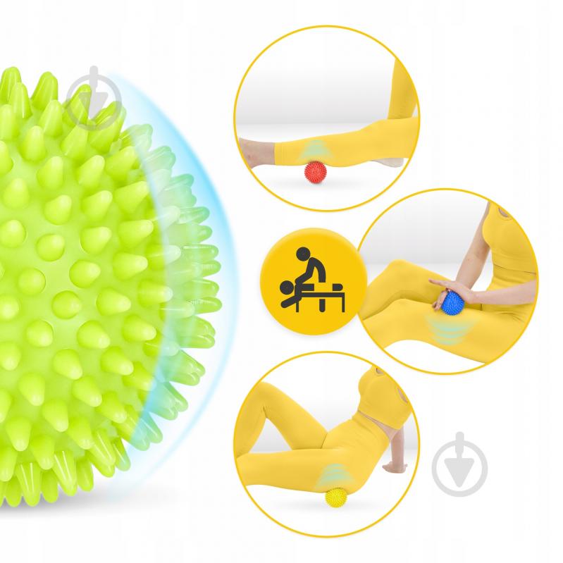 Набір м'ячів 4fizjo Масажні м'ячі з шипами Spike Balls 4 шт 4FJ0115 (P-5907739310514) - фото 2