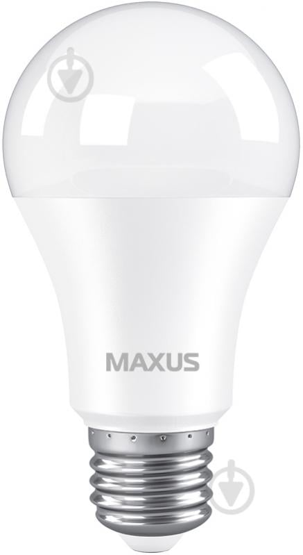 Лампа світлодіодна Maxus 10 Вт A60 матова E27 220 В 3000 К 1-LED-775 - фото 2