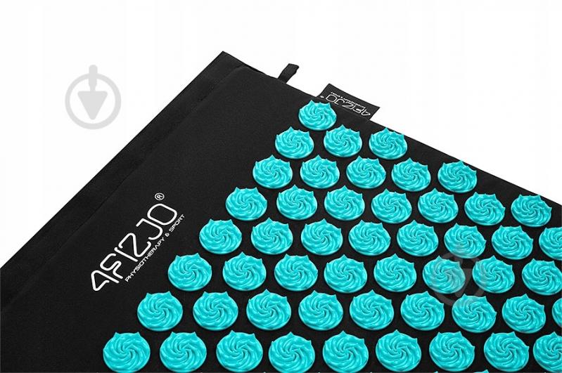 Коврик акупунктурный 4fizjo с подушкой Ergo Mat XL Аппликатор Кузнецова 4FJ0384 Black/Blue (P-5907739313874) - фото 5