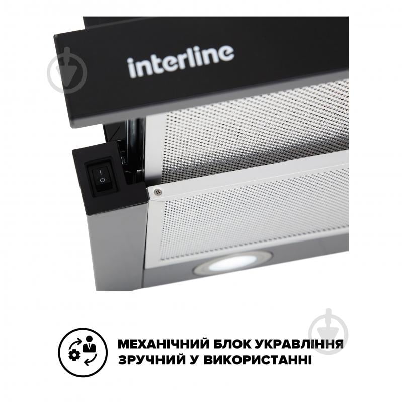 Вытяжка Interline DELI BL A/60/2/T - фото 6