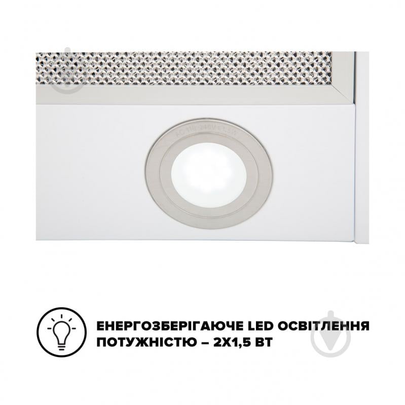 Витяжка Interline DELI WH A/60/2/T - фото 4