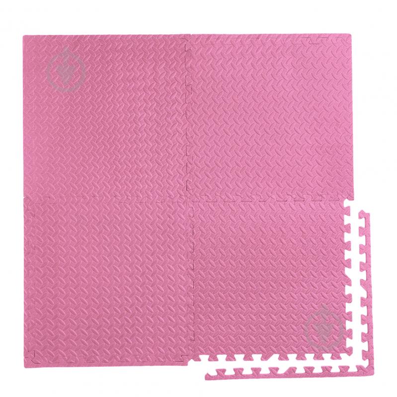 Килимок Cornix 120x120x1 см Mat Puzzle EVA XR-0230 Pink рожевий - фото 4