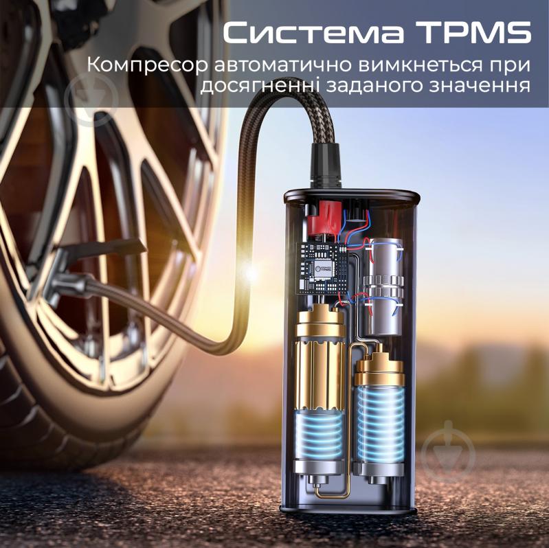 Компресор автомобільний Promate Powerpump 150 psi - фото 3