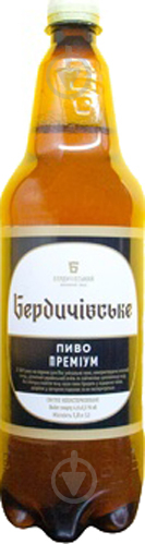 Пиво Бердичівське Преміум світле живе непастеризоване 4,3% 1 л - фото 1
