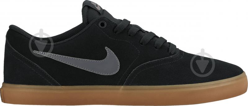 Кроссовки мужские демисезонные Nike SB CHECK SOLAR 843895-003 р.41 черные - фото 1