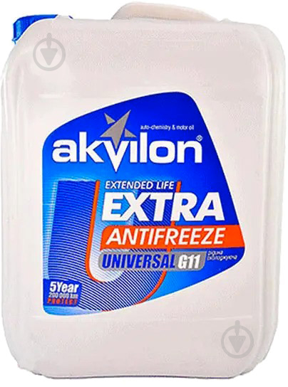 Антифриз AKVILON AKVILON ANTIFR CONC 10KG от -35 до +108 10 кг синий - фото 1