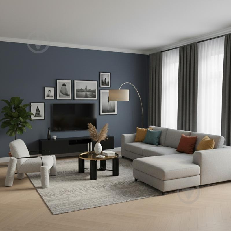 Краска керамическая MAGNAT PRO Ceramic Superior 7 шелковистый мат NCS S 7005-R80B 2,7 л - фото 6