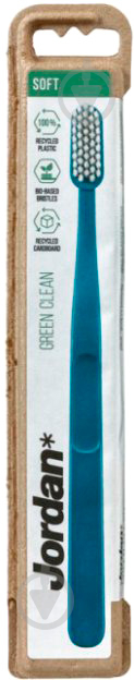 Дитяча зубна щітка Jordan Green Clean Kids 5-10 років середньої жорсткості 1 шт. - фото 1