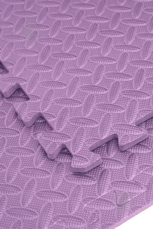 Килимок Cornix 120x120x1 см Mat Puzzle EVA XR-0232 Purple фіолетовий - фото 2