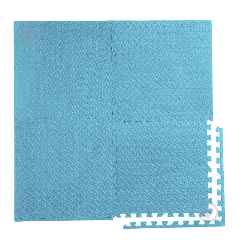 Килимок Cornix 120x120x1 см Mat Puzzle EVA XR-0235 Sky Blue блакитний - фото 7