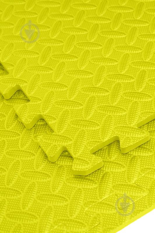 Килимок Cornix 120x120x1 см Mat Puzzle EVA XR-0236 Yellow жовтий - фото 4