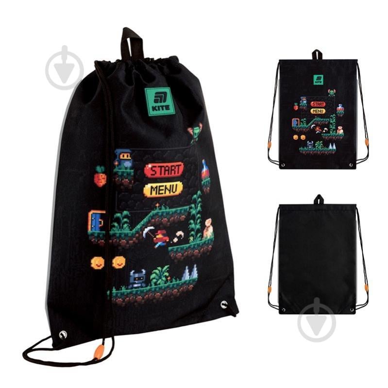 Сумка для обуви KITE 600M Pixel Game - фото 3 Сумка для обуви KITE 600M Pixel Game - фото 3