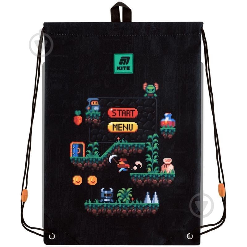 Сумка для обуви KITE 600M Pixel Game - фото 1 Сумка для обуви KITE 600M Pixel Game - фото 1