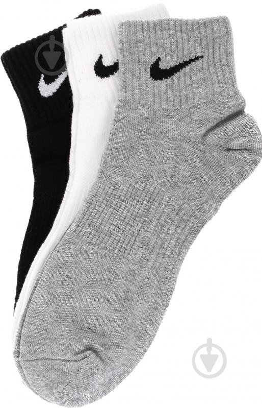 Носки Nike U NK PERF LTWT QT SX4706-901 р.M серый/белый/черный 3 шт. - фото 2 Носки Nike U NK PERF LTWT QT SX4706-901 р.M серый/белый/черный 3 шт. - фото 2