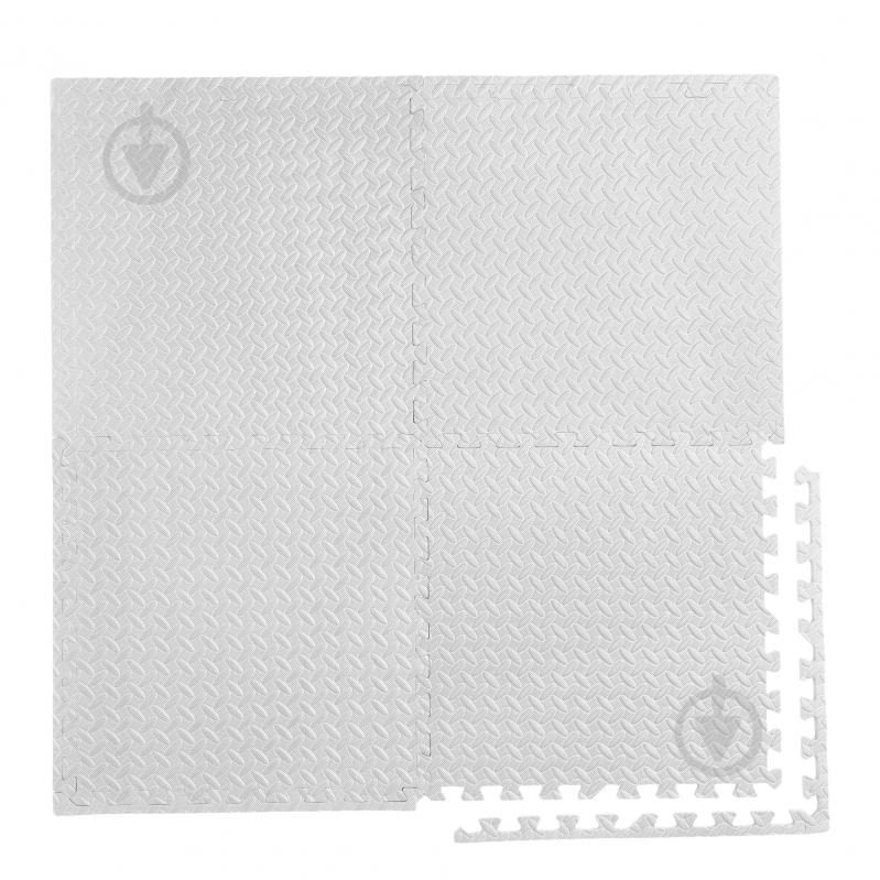 Коврик Cornix 120x120x1 cм Mat Puzzle EVA XR-0233 White белый - фото 7